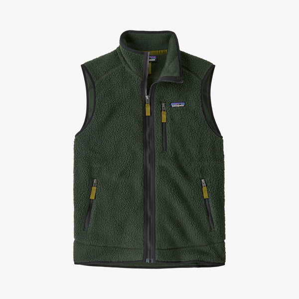 Patagonia Men's Retro Pile Fleece Vest - Old Growth Green