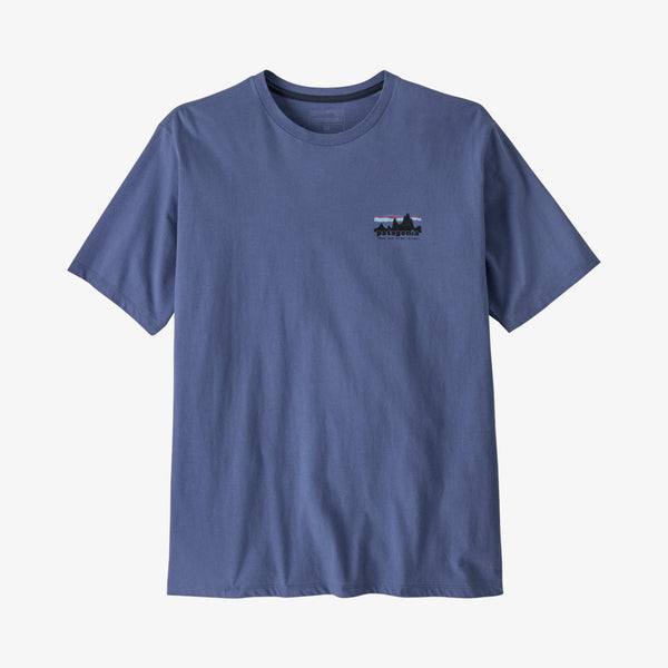 Patagonia Men's '73 Skyline Organic T-Shirt - Current Blue