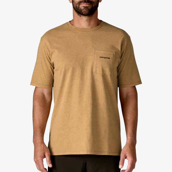 Patagonia Men's Boardshort Logo Pocket Responsibili-Tee® - Talon Gold