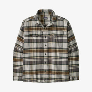 Patagonia Men's Fjord Flannel Shirt - Blizzard: Salt Grey