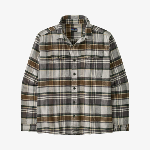 Patagonia Men's Fjord Flannel Shirt - Blizzard: Salt Grey