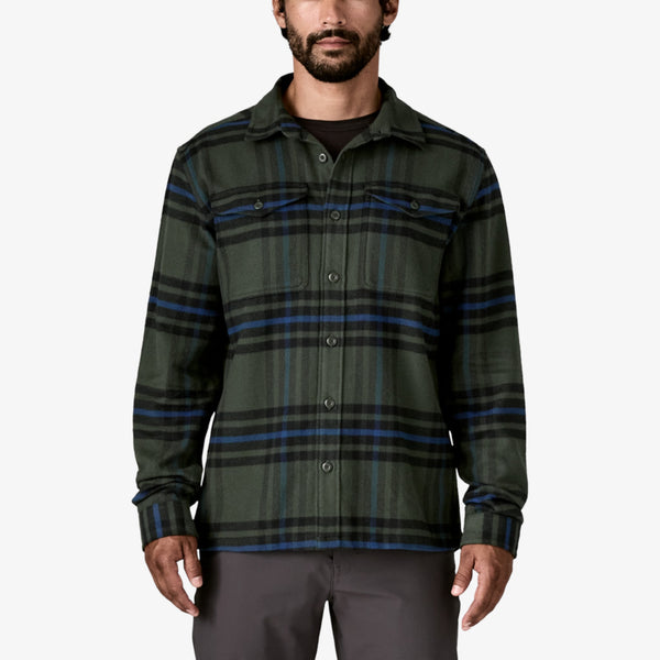 Patagonia Men's Fjord Flannel Shirt - Catch : Old Growth Green