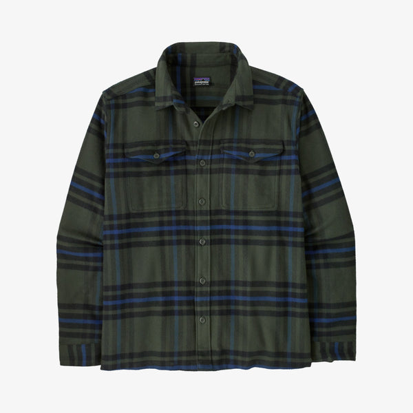 Patagonia Men's Fjord Flannel Shirt - Catch : Old Growth Green