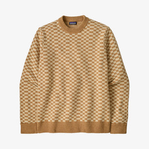 Patagonia Men's Recycled Wool-Blend Sweater - Finned : Talon Gold