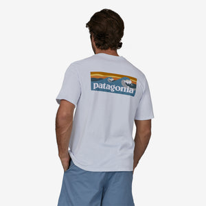 Patagonia Boardshort Logo Pocket Responsibili-Tee® - White