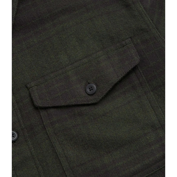 Patagonia Organic Cotton Fjord Flannel LS Shirt - Cascade : Basin Green