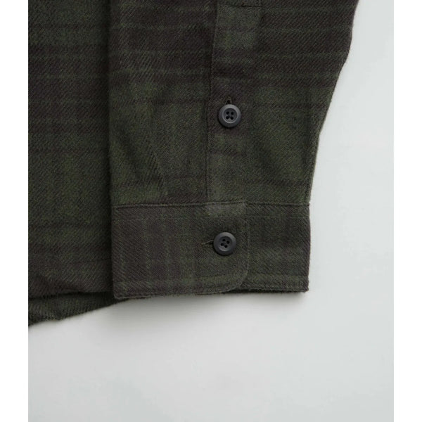 Patagonia Organic Cotton Fjord Flannel LS Shirt - Cascade : Basin Green