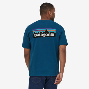 Patagonia P-6 Logo Responsibili-Tee T-shirt - Wavy Blue