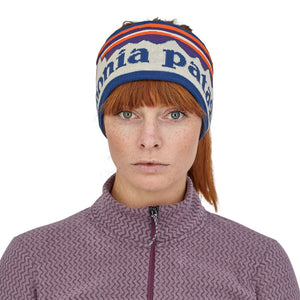 Patagonia Powder Town Headband - Fitz Roy Sunrise : Birch White
