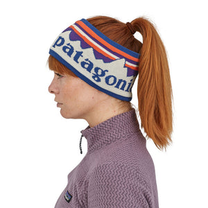 Patagonia Powder Town Headband - Fitz Roy Sunrise : Birch White