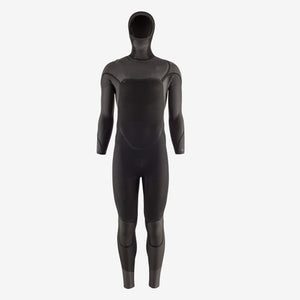 Patagonia R3® Yulex® Front-Zip Hooded Full Wetsuit  - Black