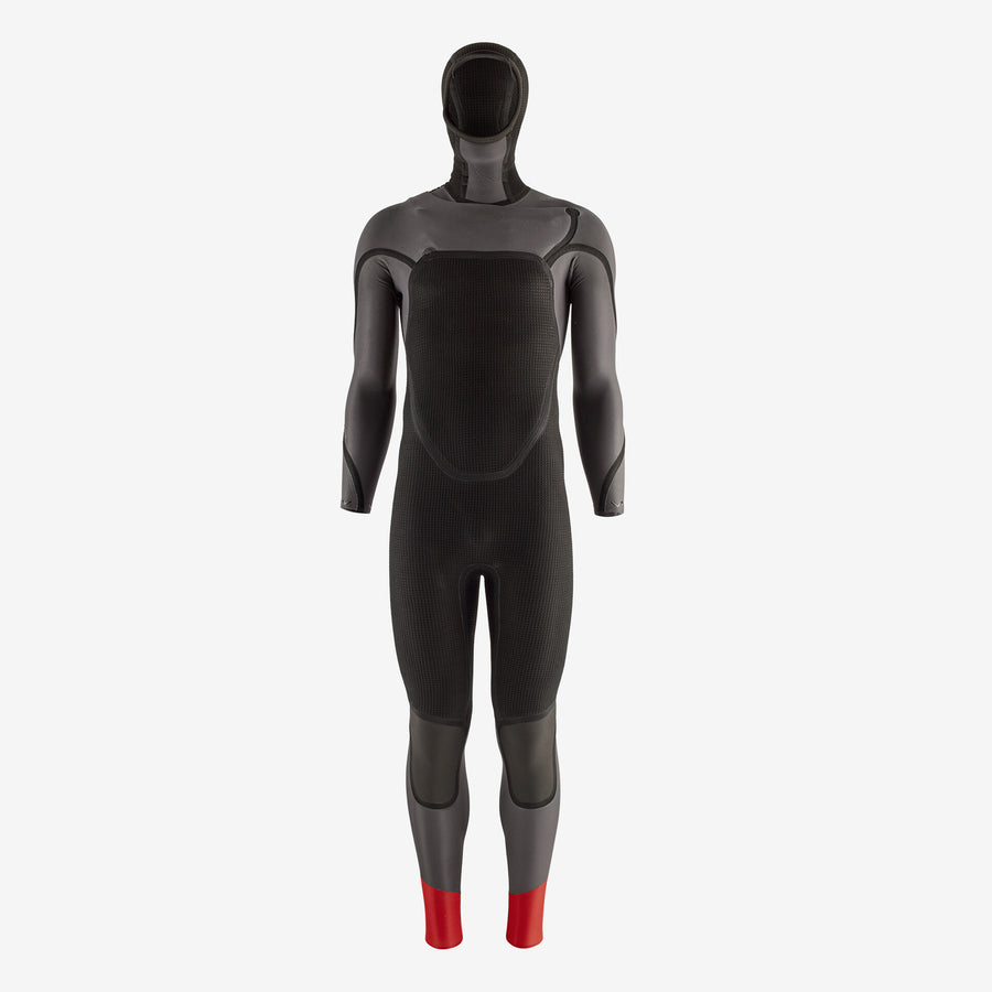 Patagonia R4® Yulex® Front-Zip Hooded Full Wetsuit  - Black