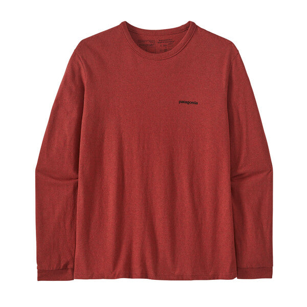 Patagonia WOMEN'S L/S P-6 Logo Responsibili-Tee - Burl Red