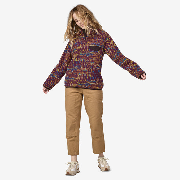 Patagonia Women's Lightweight Synchilla® Snap-T® Fleece Pullover - Pale Periwinkle
