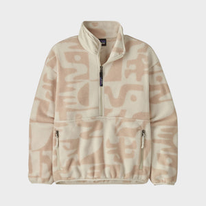 Patagonia Women's Synchilla® Fleece Marsupial Pullover -  Mother Tree: Dyno White