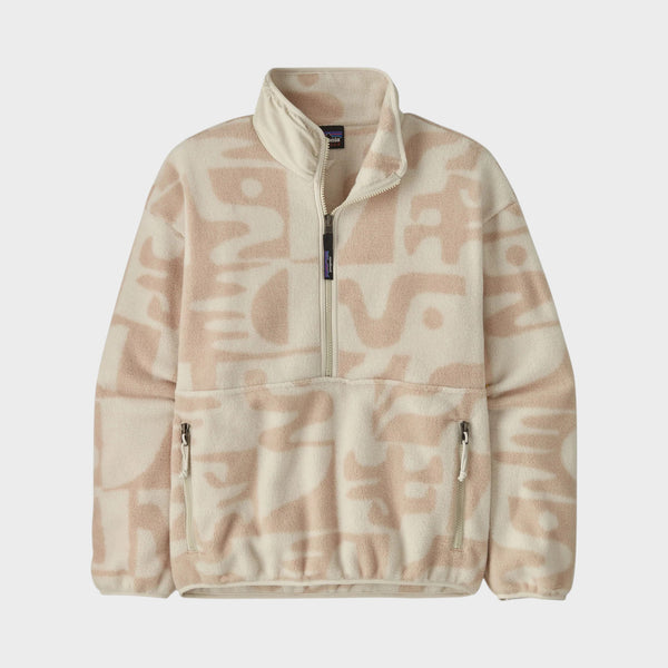 Patagonia Women's Synchilla® Fleece Marsupial Pullover -  Mother Tree: Dyno White