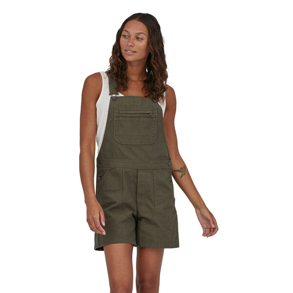 Patagonia Women's Stand Up Overalls 5" Short - Basin Green
