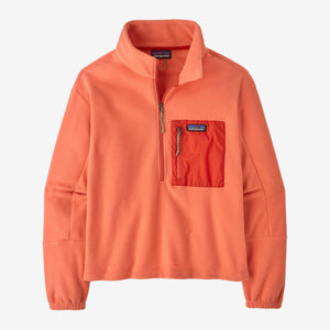 Patagonia Women's Microdini 1/2 Zip Pullover - Coho Coral