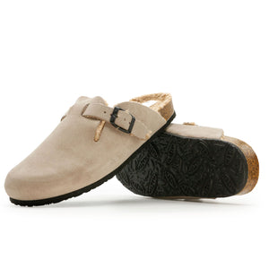 Plakton Men's 'Blog' Mule - Truffle Suede / Teddy