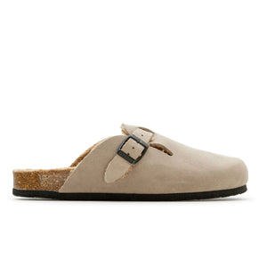 Plakton Men's 'Blog' Mule - Truffle Suede / Teddy