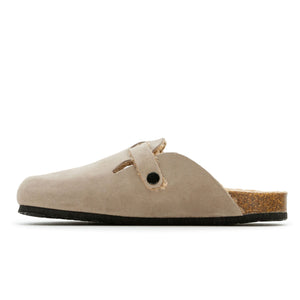 Plakton Men's 'Blog' Mule - Truffle Suede / Teddy