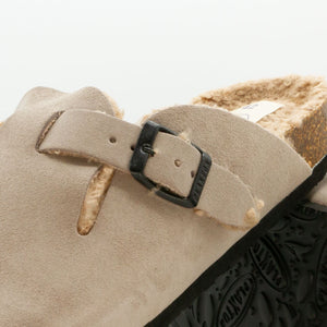 Plakton Men's 'Blog' Mule - Truffle Suede / Teddy