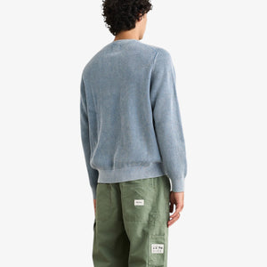Rhythm Polo Crew Knit - Washed Blue