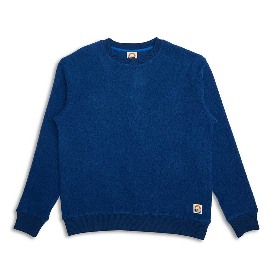 Deus Ex Machina Reo Textured Fleece - Blue