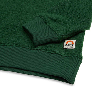 Deus Ex Machina Reo Textured Fleece - Forest Green