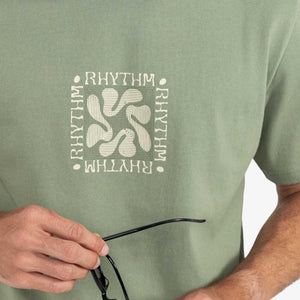 Rhythm - Grange Vintage Short Sleeve T-shirt - Sage