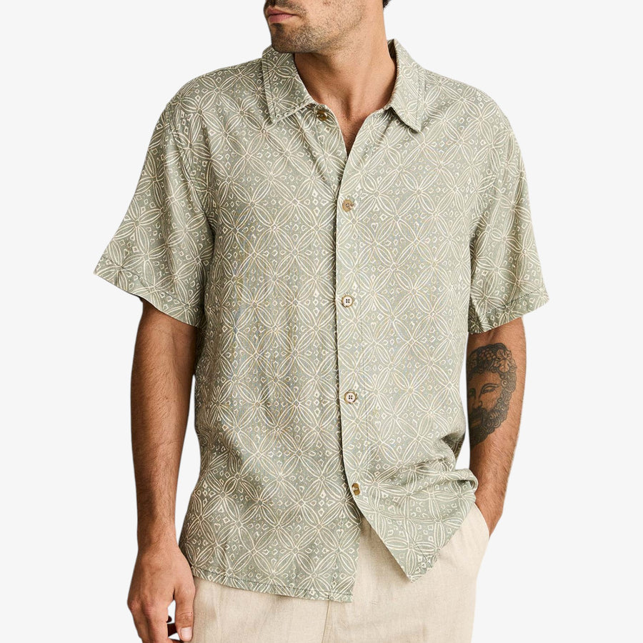 Rhythm Java Short sleeve Shirt - Olive