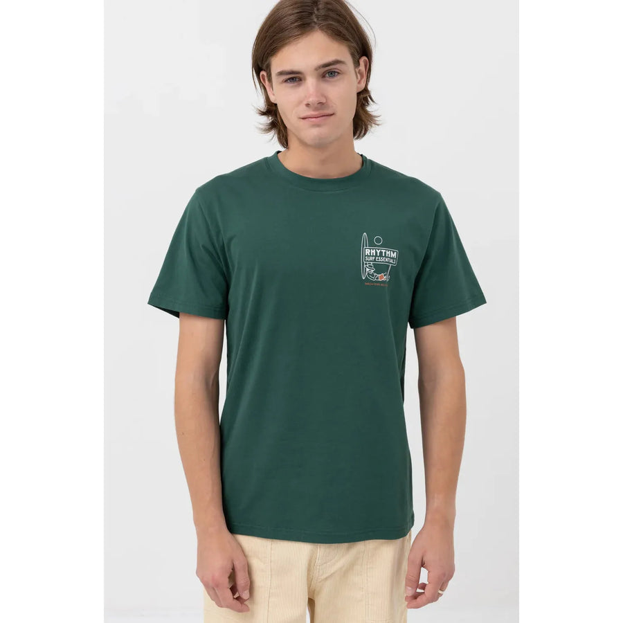 Rhythm Wanderer T-shirt - Vintage Green