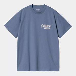 Carhartt Short Sleeve Catalogue T-shirt - Blue Irish/Air Pink