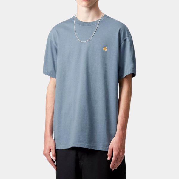 Carhartt Short Sleeve Chase T-Shirt - Angelite / Gold