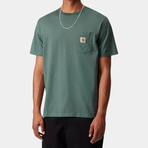 Carhartt Short Sleeve Pocket T-Shirt - Silver Pine