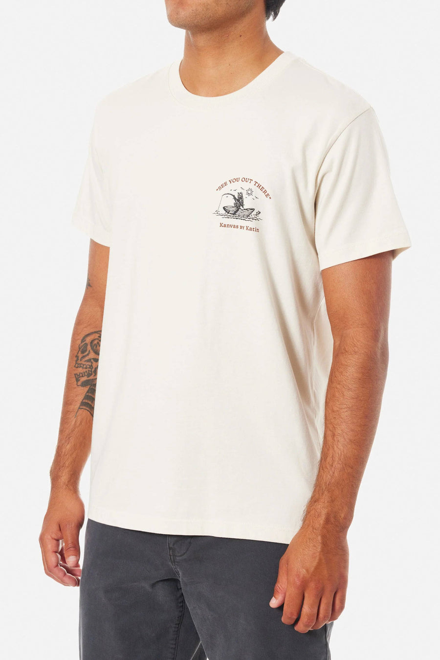 Katin Cast off Tee - Vintage White