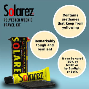 Solarez Polyester Mini Travel Ding Repair Kit
