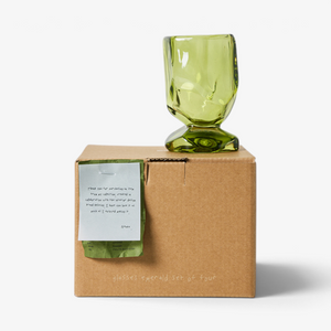 HKLiving Nienke Sikkema glasses - Emerald (set of 4)