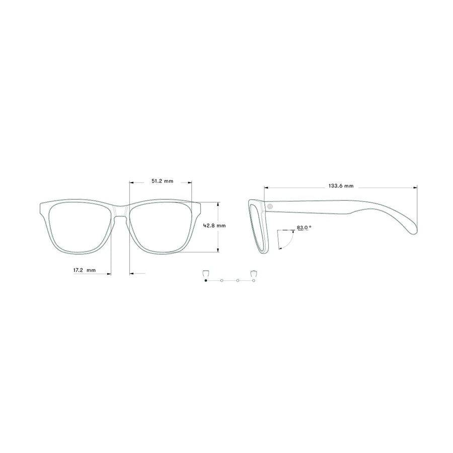Sunski Madrona Polarized Glasses - Tortoise Brown / Amber