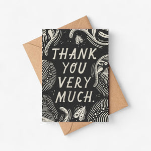 Lauren Marina 'Thank you very much' Greetings Card