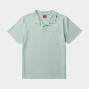 Rhythm Vintage Terry Polo Shirt - Seafoam