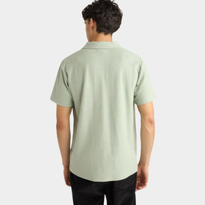 Rhythm Vintage Terry Polo Shirt - Seafoam