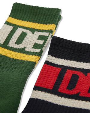 Deus Ex Machina Based Socks - Black/Green