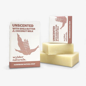 Wylder Naturals Soaps - Unscented with Coconut Milk & Shea Butter