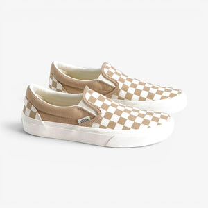 Vans Classic Slip-On Checkerboard Shoes - Incense
