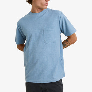 Rhythm Vintage Terry Short Sleeve Shirt - Slate