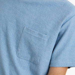 Rhythm Vintage Terry Short Sleeve Shirt - Slate