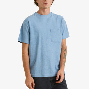 Rhythm Vintage Terry Short Sleeve Shirt - Slate