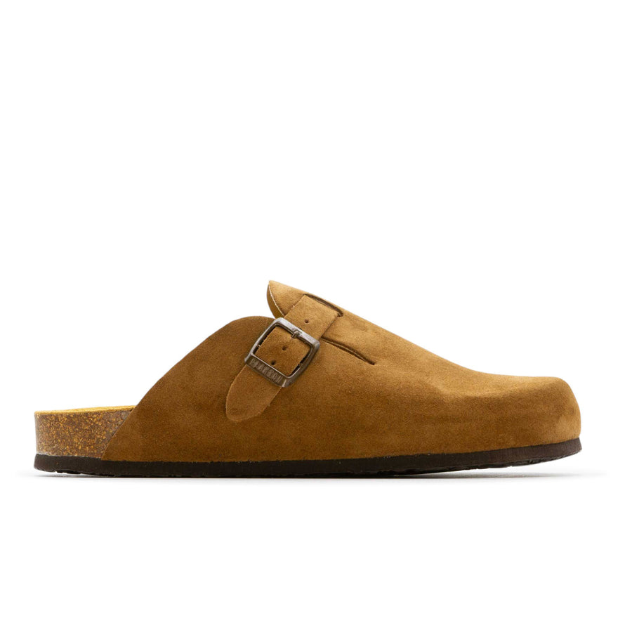 Plakton Men's 'Gibralter Blog' Suede Mule - Light Brown