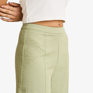 Rhythm Vista Stripe Wide Leg Pant - Olive